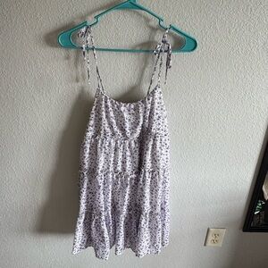 Altar'd State Purple Floral Dress